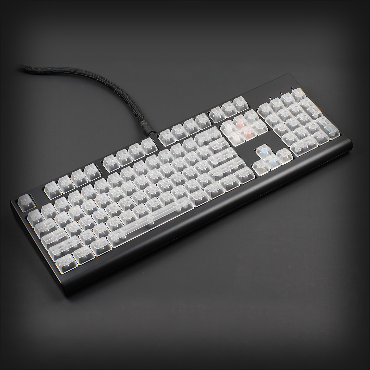 Max Universal Clear Translucent Cherry Mx Full Keycap Set Blank Max Universal Clear Translucent Cherry Mx Full Keycap Set Blank