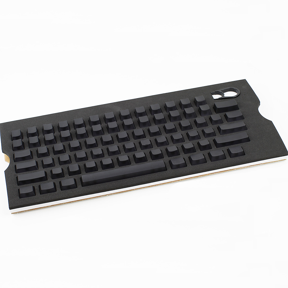 max universal cherry mx black translucent full keycap set blank