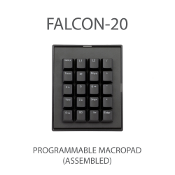 MAX FALCON-20 RGB Programmable mini macropad mechanical keyboard (Assembled)