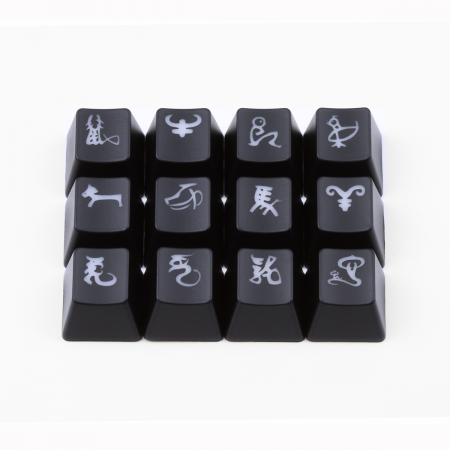 Max Keyboard R4 1x1 Cherry MX "Chinese Astrology Animal Sign" backlight Keycap Set