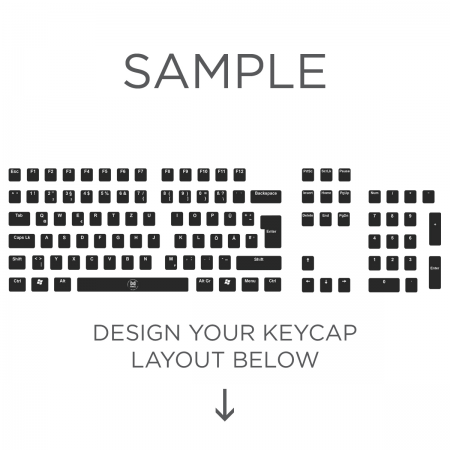 Max Keyboard ISO Layout Custom Backlight Keycap Set
