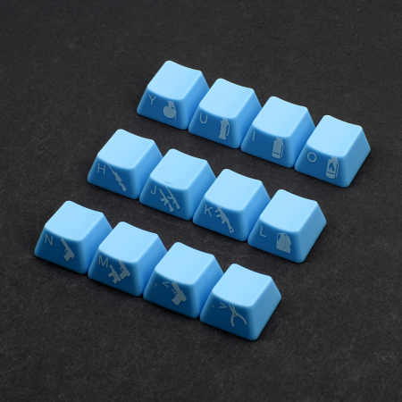 Example: Max Keyboard Custom Side Printed Cherry MX Keycaps