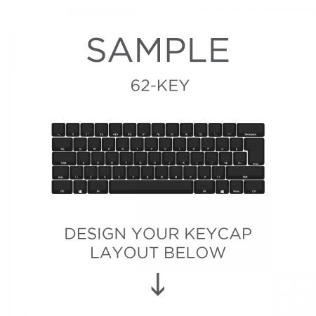 AN EXAMPLE: Max Keyboard ISO Layout Custom Backlight Keycap Set (SIDE PRINT)