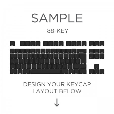 AN EXAMPLE: Max Keyboard ISO Layout Custom Backlight Keycap Set (SIDE PRINT)