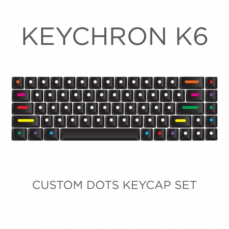 Keychron K6 Custom DOTS Keycap Set