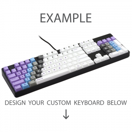 AN EXAMPLE: Max Keyboard Nighthawk Z Custom Color Mechanical Keyboard