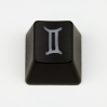 Max Keyboard Custom R4 Zodiac Horoscope "Gemini" Sign Backlight Cherry MX Keycap