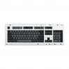 MAX ANSI Bi-Color Gray/Black PBT 104-key Cherry MX Keycap Set with 6.0x spacebar bottom row