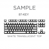 AN EXAMPLE: MAX Keyboard Custom White Translucent Top Backlight Keycap Set (87-KEY TKL)