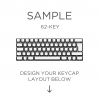 AN EXAMPLE: MAX Keyboard Custom White Translucent Side Print Backlight Keycap Set (60%)